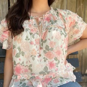 Love Sam Floral Tops (NWT)